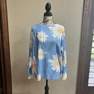 Davi & Dani Daisy Knit Pullover